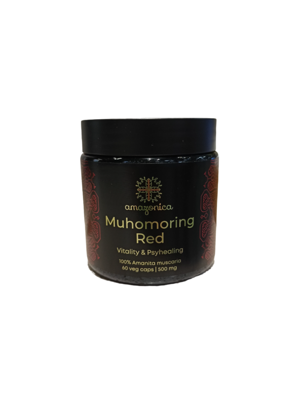 Внешний вид Muhomoring Red Микродозинг красного мухомора в капсулах 60 капсул по 500mg от ВимаВиты